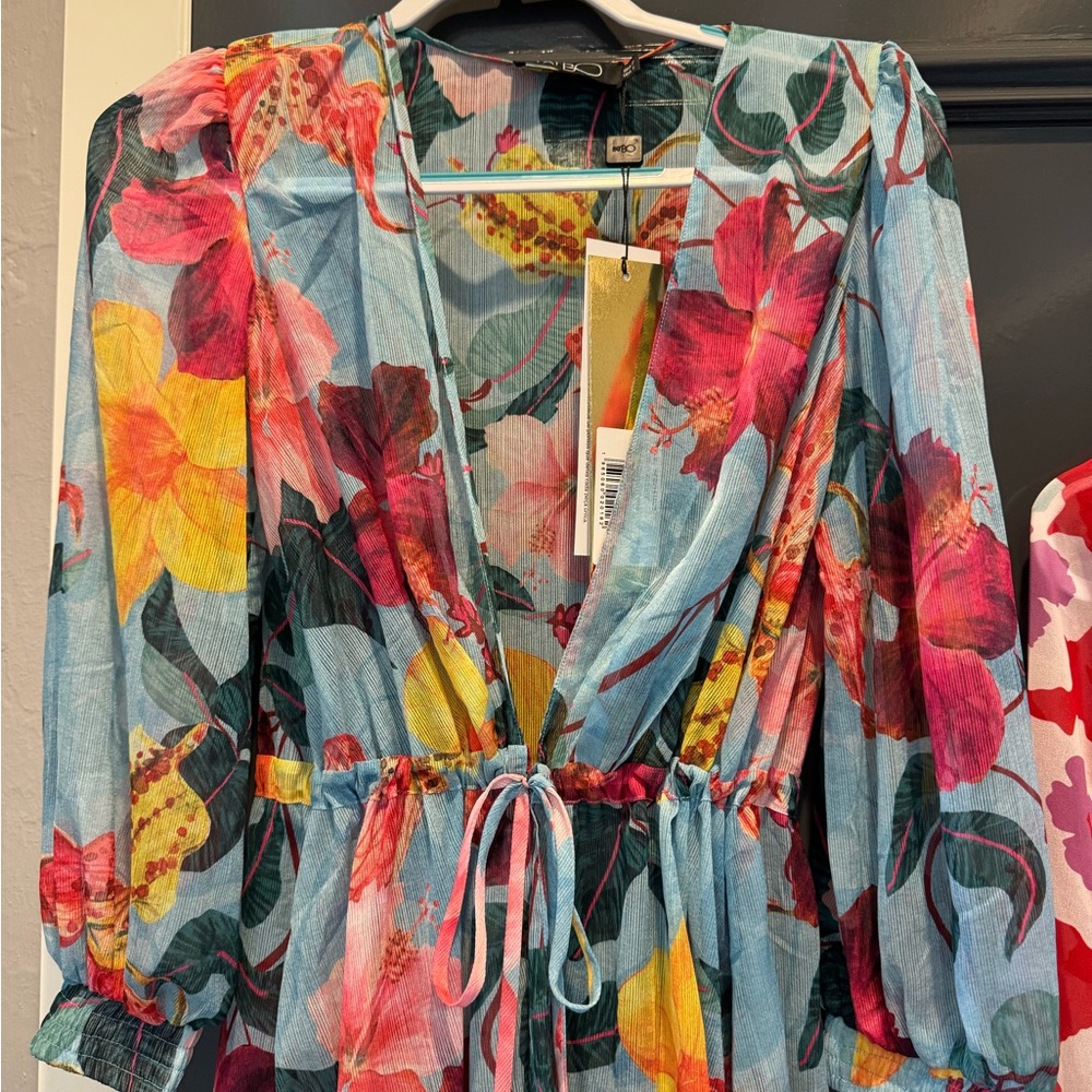 PatBO swim cover ups - originally 295 each! NWT. Both for 120.